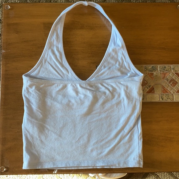 Baby Blue Hollister halter neck top - Picture 2 of 3